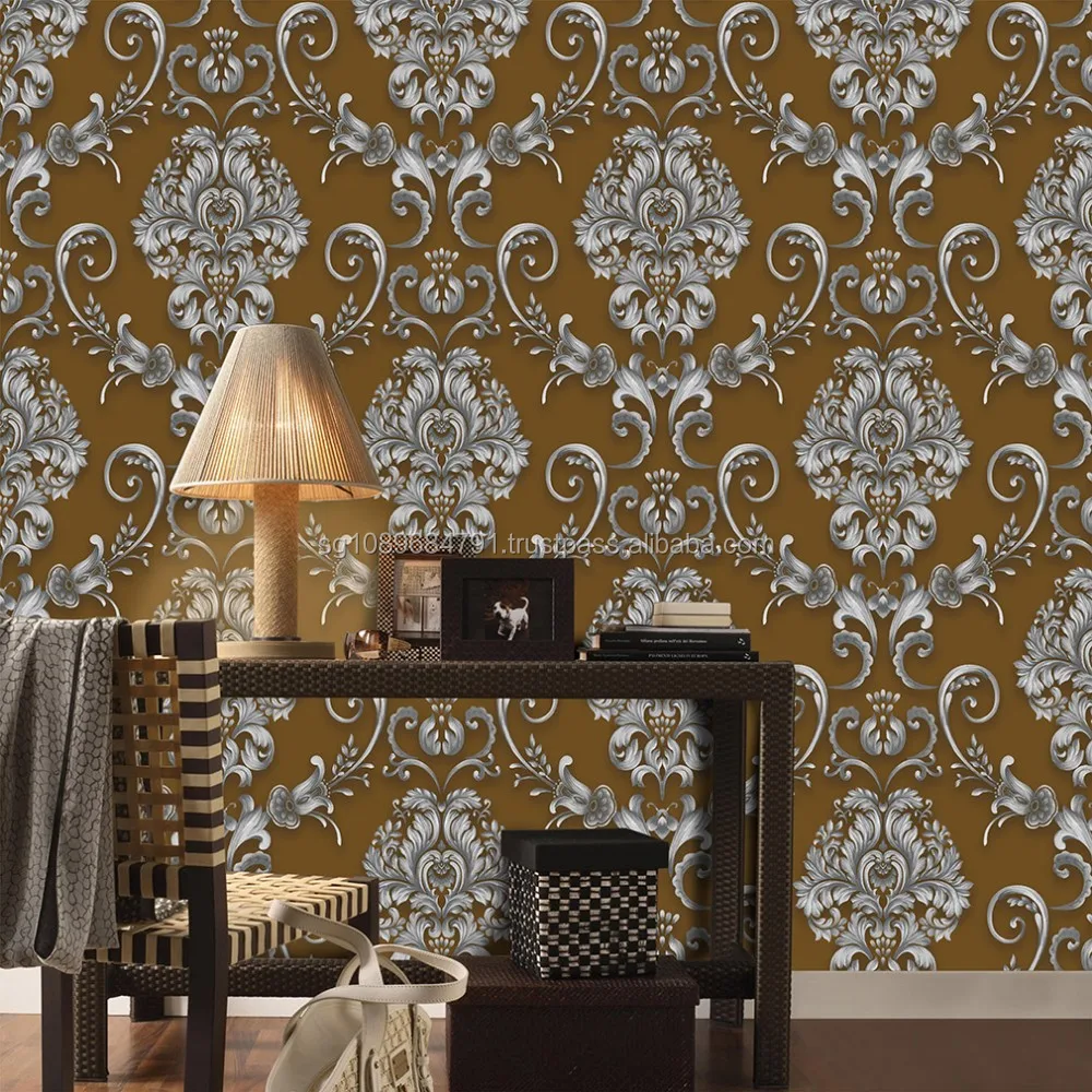 hot selling home decoration flocking wallpaper 15 hot selling home decoration flocking wallpaper