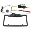 2in1 Car LED Night Vision US License Plate Frame Rear View Camera with 2 Parking Sensors