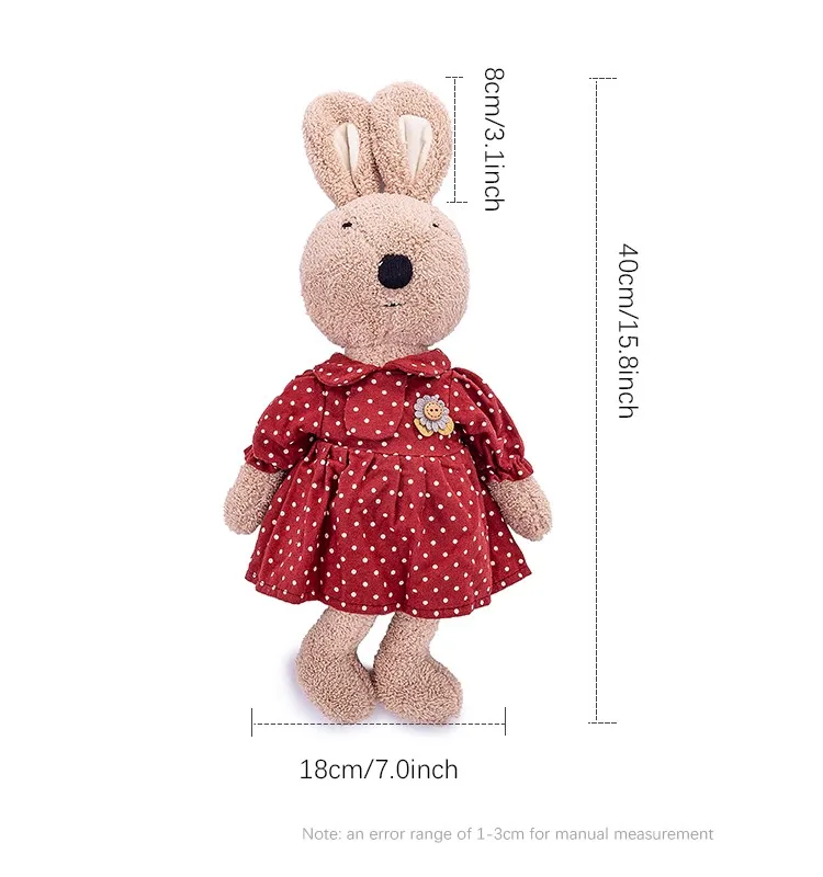 baby birthday gift rabbit bunny plush stuffed cute baby toy