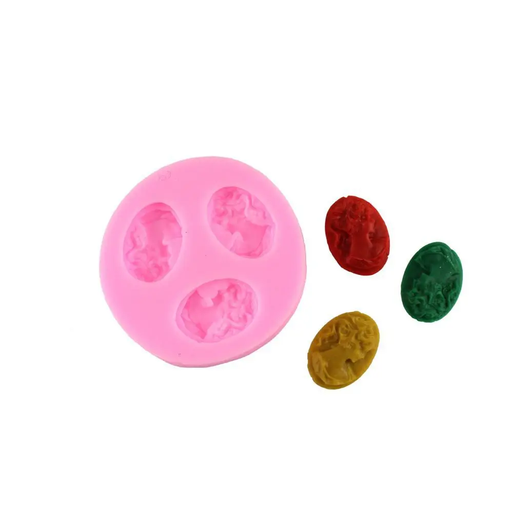 Liquid silica gel mould chocolate mold cake decorating mold soap mold 3 goddess head taobao 1688 agent