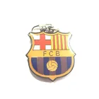 Wholesale Promotion Cheap Custom Enamel Metal Barcelona Souvenir FCB Soccer Club Keychain