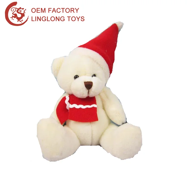 graduation gift plush toys christmas teddy bear white bear with