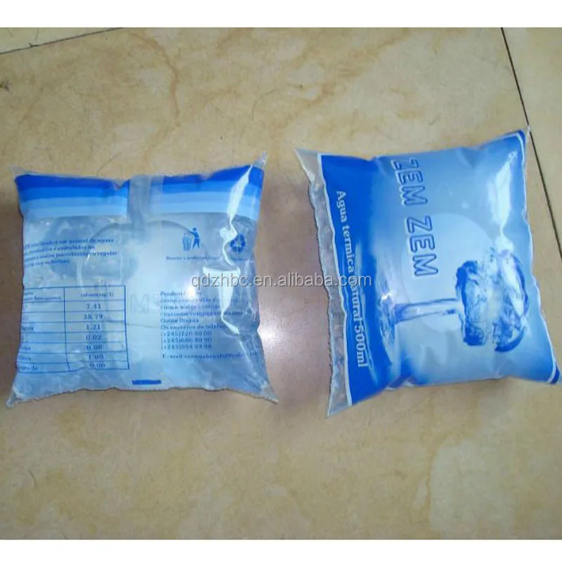 Folding Disposable Pure Mineral Water Drinking Water Pouch Sachet Bags
