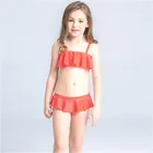 Custom Little Girls Model Swimwear Open Sexy Print Bikini Sexi Beachwear Tiny Cute Young Girl Kids Classy