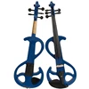 Musical instrument 4/4 solid blue electric violin Model EVH015
