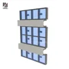 Residential visible double glazing aluminum glass curtain wall systems