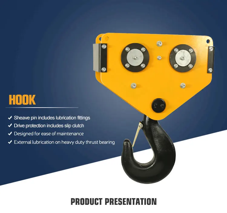 10 Ton 100 Ton Crane Hook