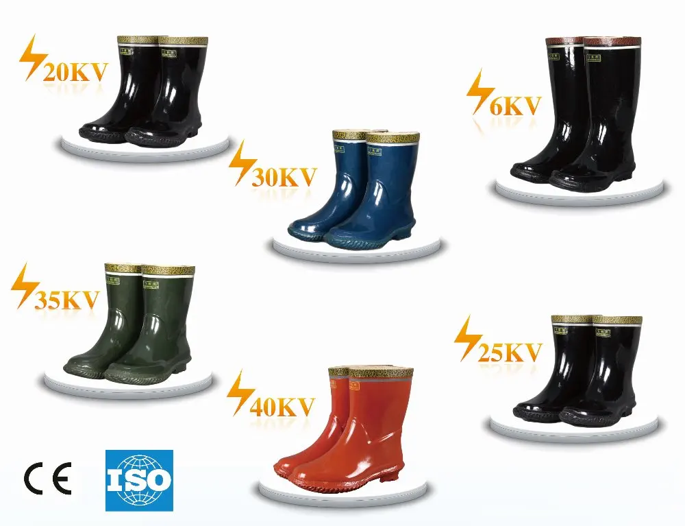 Industrial Rubber Insulated Boots Safety