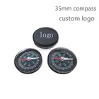 plastic compass Hot selling 35mm Round Plastic Mini Compass/Pocket Compass/Orientation Compass