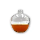 560ml Clear Spherical Shape Glass Bottle for Wine Liquor Vodka