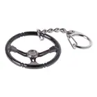 racing car steering wheel zinc alloy mini car keychain keyring key fob pendent