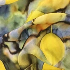 Custom design 100 pure printing crepe de chine silk fabric