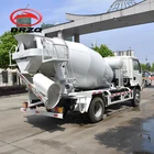 Mini 2m3 concrete mixer truck for transfering mixed concrete