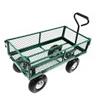 Folding Heavy Capacity Steel Mesh Garden Wagon