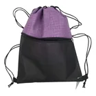 Hot Sale Backpack Gym Sport Bag Jute and Non Woven Drawstring Bag