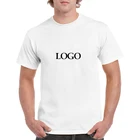 Cheap Price 100% Cotton Custom LOGO Printing Plain White T shirts for Men