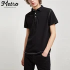 Men Short-sleeved Cotton Pique Polo Shirts