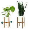 Modern Adjustable Bamboo Flower Pot Holder Plant Stand