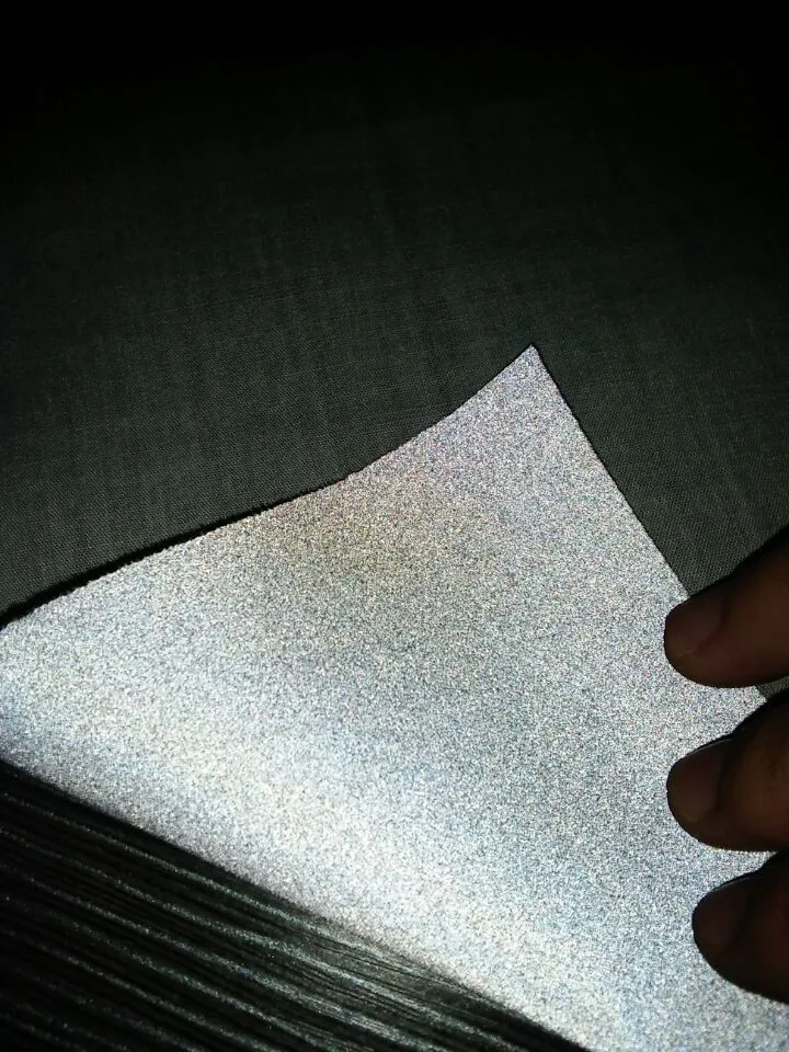 EN471 China Dongguan Wholesale Black 3m Reflective Fabric for Safety Clothes