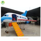 Hot sales Good material Cheap price Airplane playground equipment fiberglass playground for kids QX-124D