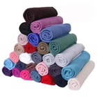 2019 Multi color plain muslim scarf women jersey hijab tudung bawal