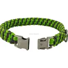 newest weave style 7 strands paracord handmade dog collar