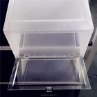 Cheap Clear Custom Plastic Drop Front Shoe Box for Sneaker