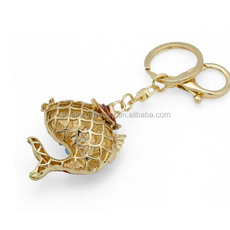 & crafts  key chains   wholesale custom metal 3d rhinestone