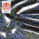 Laser PU Leather Faux Leather , Polyester Faux Leather No Fading