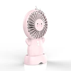 Unique design mini electric fan portable rechargeable