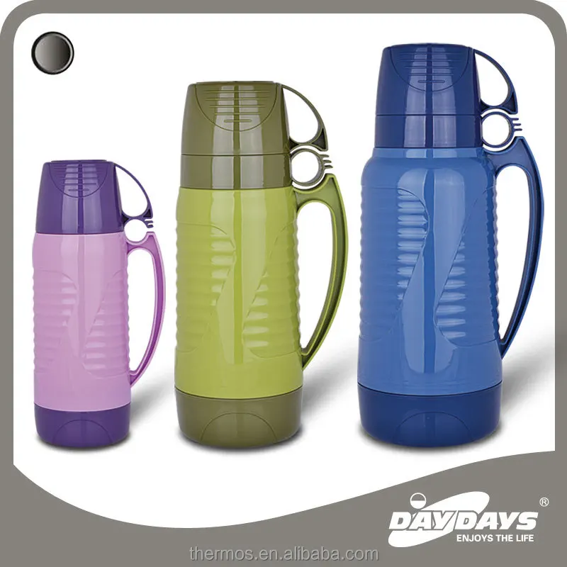 DAYDAYS 1800ml thermos vacuum flask with glass liner / glass water