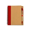 China wholesale custom spiral notepad with pen , Promotional School Notebook