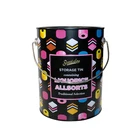 sweet shop storage tin containing liquorice tin can Blank Large Round Cookie Tin Box