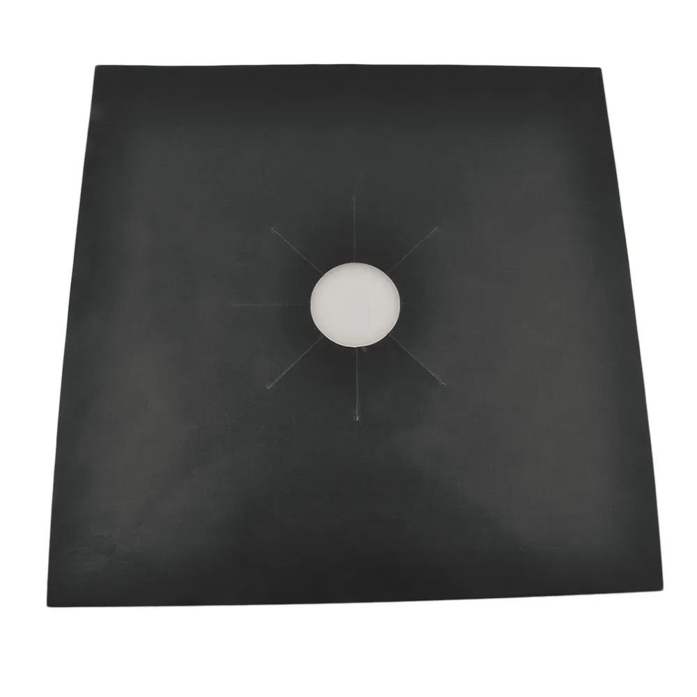 2016 Hot Sale Reusable Aluminum Foil 4pcs/lot Gas Stove Protectors Cover/Liner Reusable Non Stick Silicone Dishwasher Safe