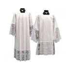 custom church vestment white clergy surplice for women