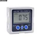 high quality 3 surfaces with magnets mini digital bevel box gauge digital inclinometer level measuring instruments