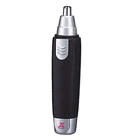 Portable stainless steel electric waterproof nose hair trimmer with led light