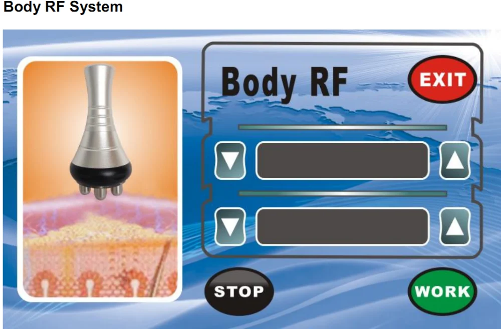 5 in I ultrasound desktop rf vacuum fat removal Ultrasonic Cavitation Home Use slimming Machine