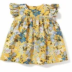 New design summer baby girls dress floral printed wholesale children's clothing sleeveless kids clothes