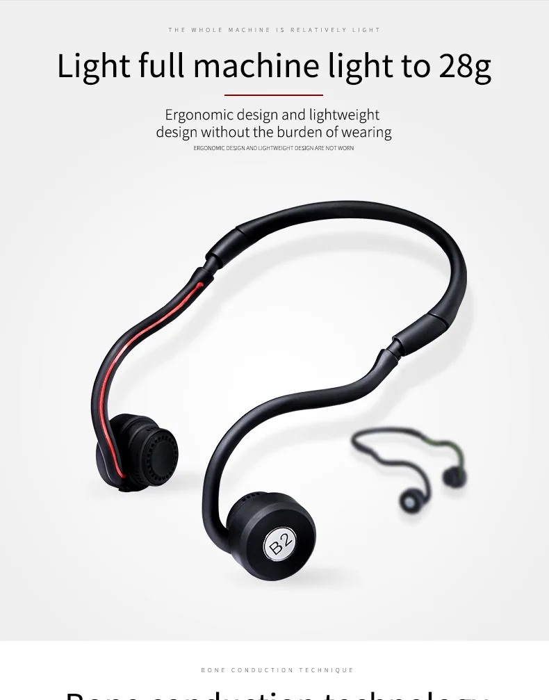 hot sale bone conduction hearing aid wireless bone earphone technology inventions 2019 bluetooth bond conduction headset - ANKUX.COM