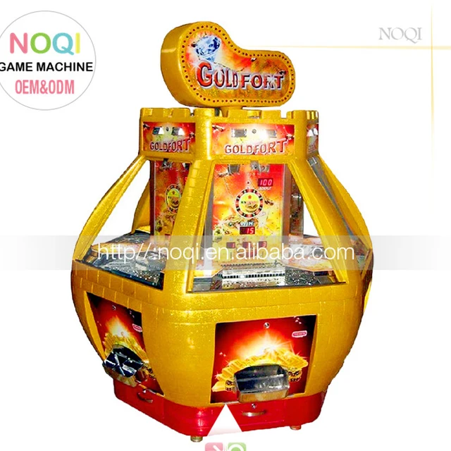 Affordable Golden Fort 5 person coin pusher ticket arcade games