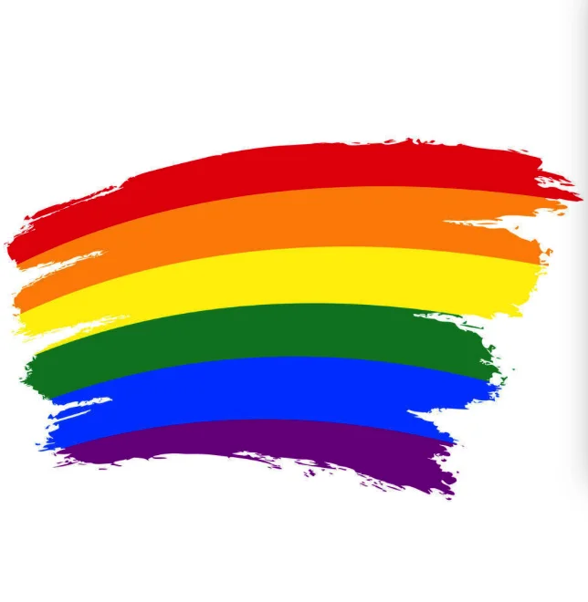 lgbt gay pride rainbow flag colors face paint