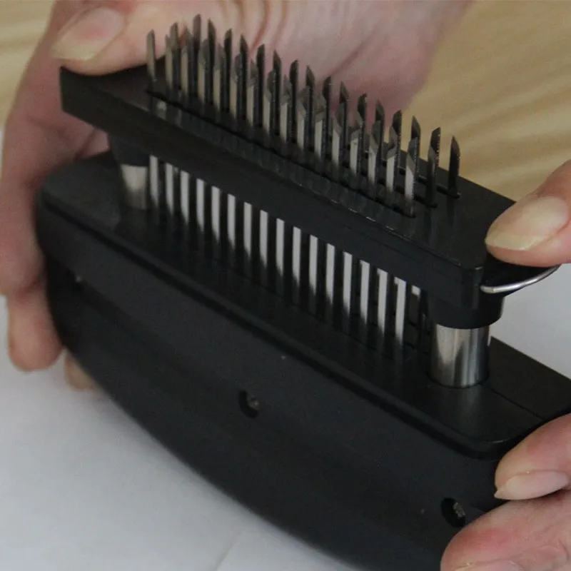 48 Blades Needle Meat Tenderizer Stainless Steel Knife Kitchen Cooking Tools Mallet Meat Tenderizer Hammer Cooking Tools KC1476