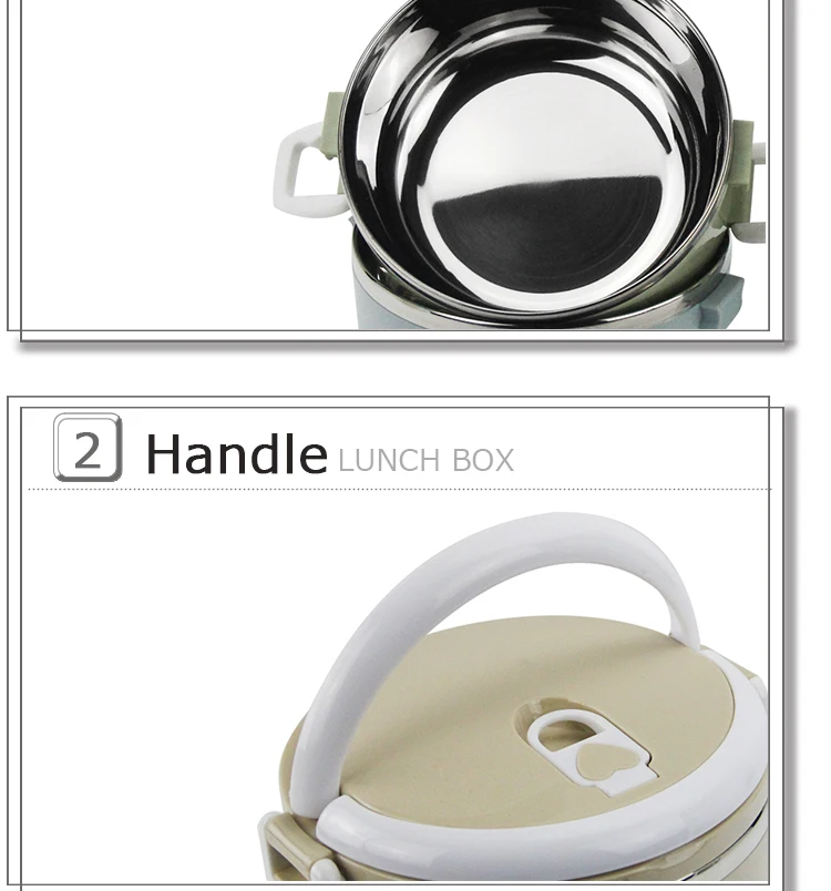  New design eco friendly food container stainless steel school insulated lunch box for kids 