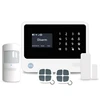 Wireless 433/868MHz touchscreen smart home alarm system, WiFi GPRS APP control GSM home security alarm system