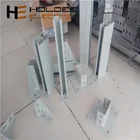 standard length of 41*21 lightweight steel back to back double solid steel u/c strut channel for rack clamp standard size