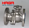 Stainless cf8m 1000wog flanged direct mounting pad 2pc ball valve with price list
