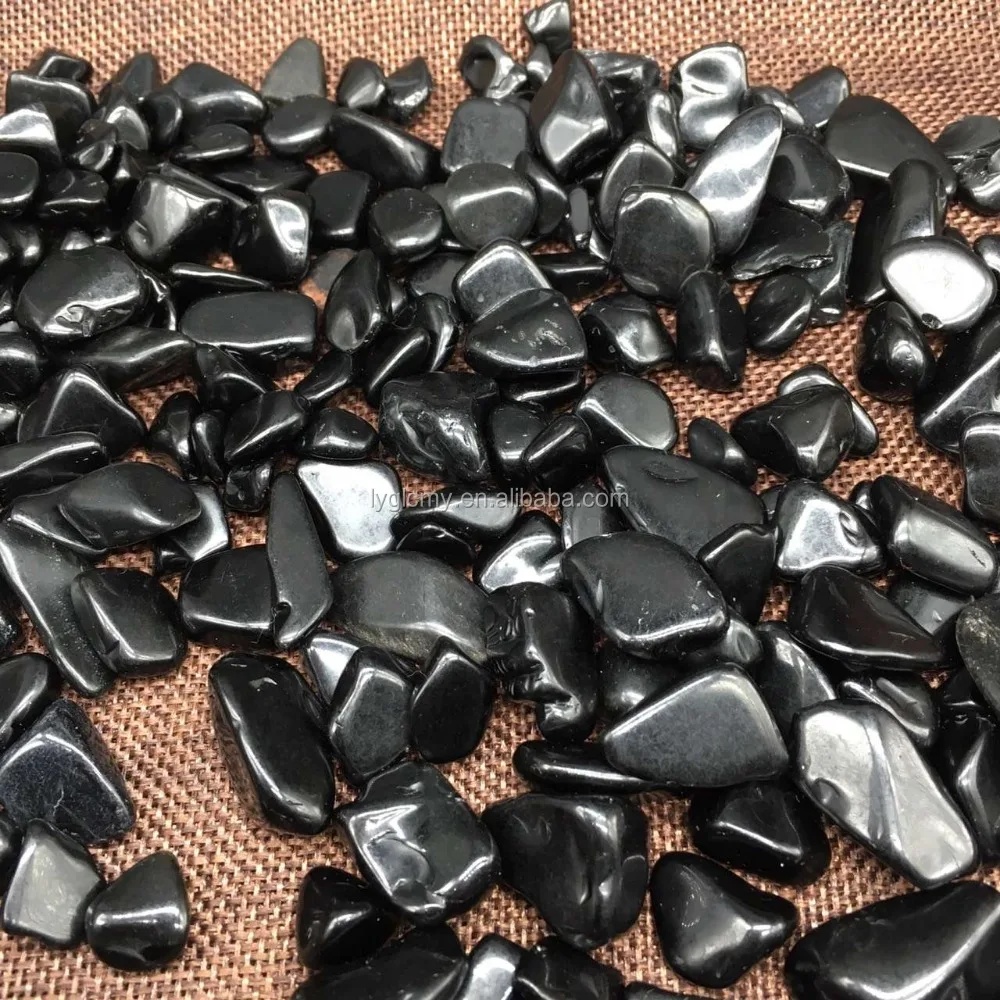 obsidian rock crystal rough