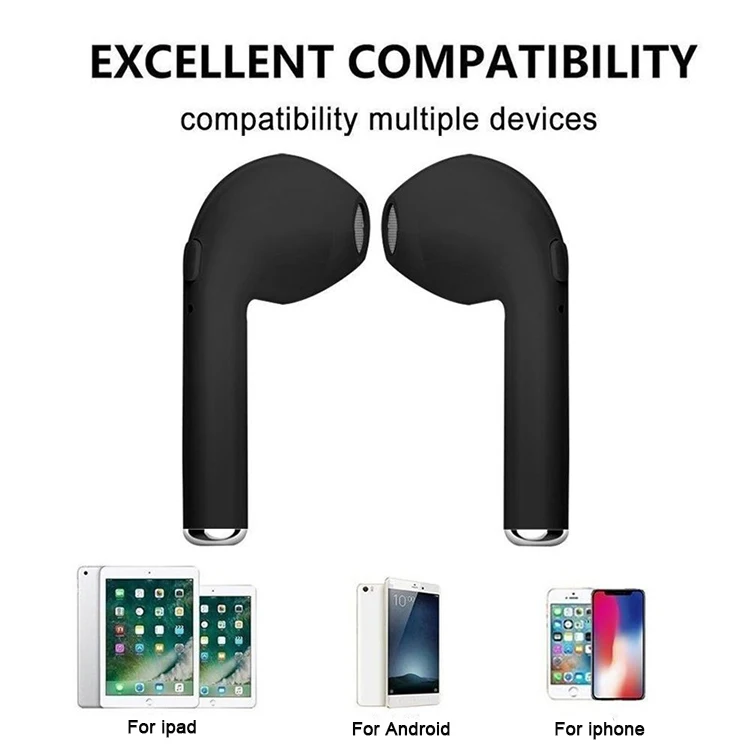 Mini Sport TWS I7s Wireless Earphones I7S TWS Earbuds with Charging Box In Ear Used Mobile Phone - ANKUX.COM