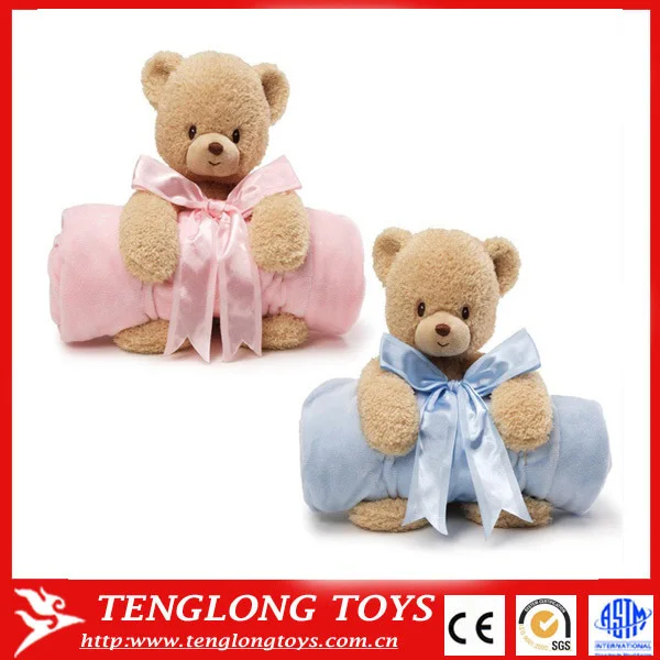 Wholesale Baby Blankets,Animal Design Baby Blankets With Plush Toys